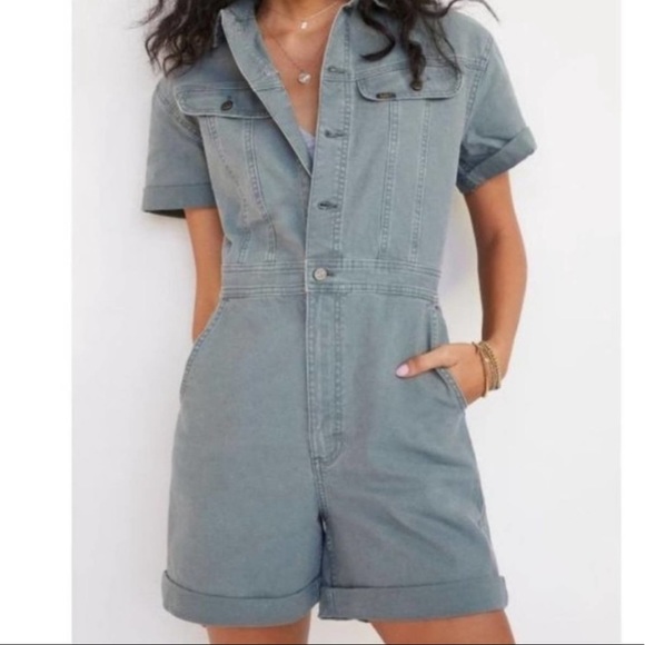 Anthropologie Pants - NWT Lee x Anthropologie Denim Acid Washed Overalls Size Medium
